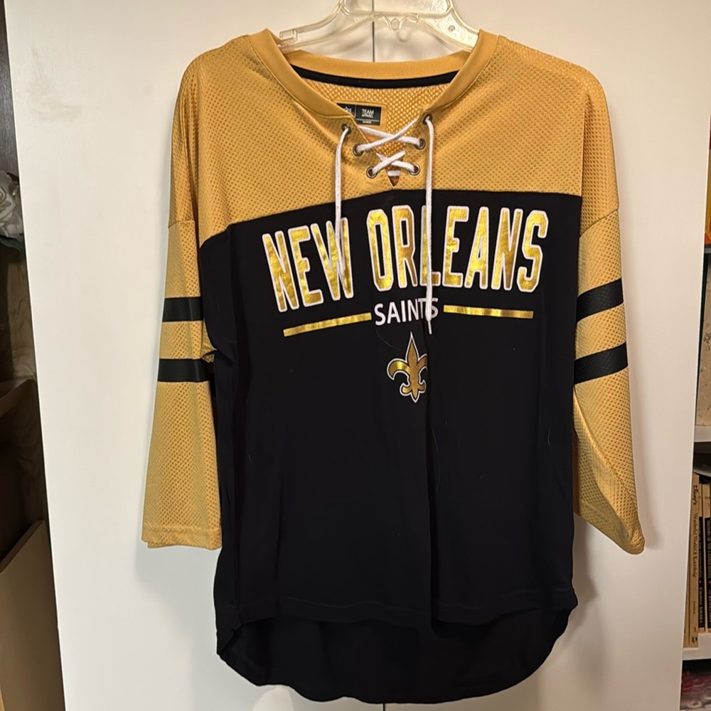 Women’s New Orleans Saints 3/4 long sleeve shirt